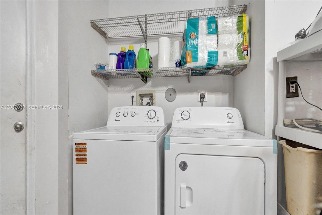 Full Size Washer and Dryer