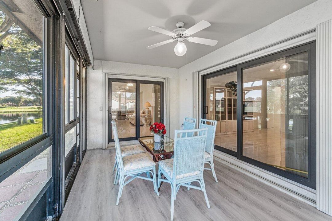 Enclosed Patio Off the Master Bedroom