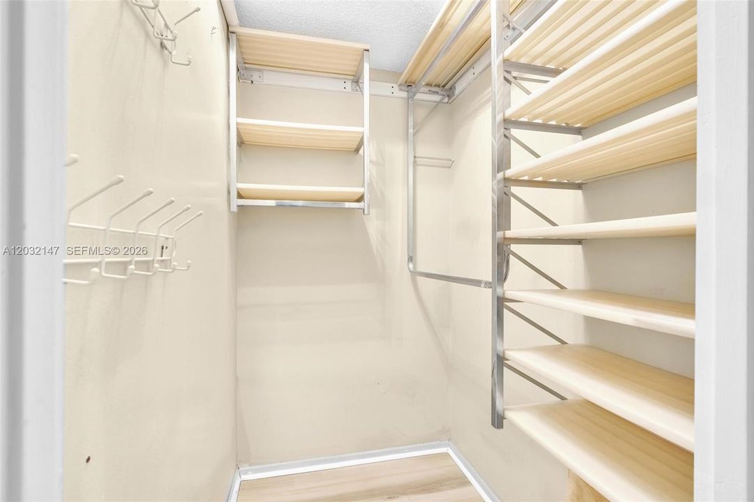 LARGE WALK IN CLOSET PLUS ANOTHER CLOSET!