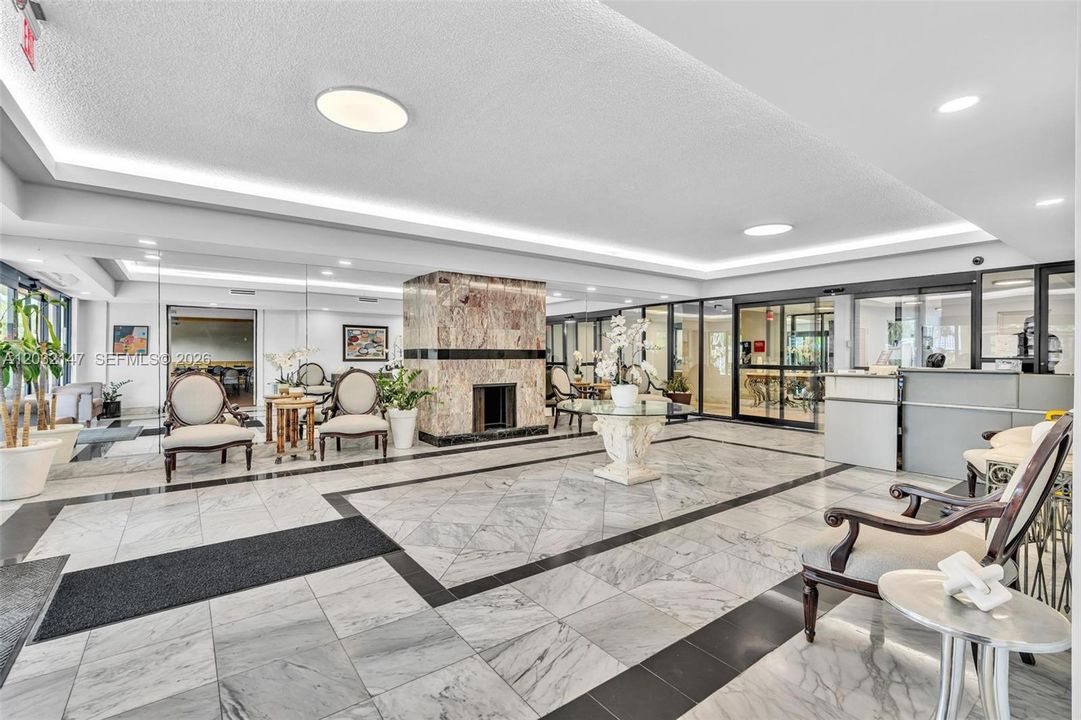 BEAUTIFULLY REDONE LOBBY FEATURES SECURITY AND CONCIERGE! ONLY THE BEST AT CANONGATE CONDOMINIUM!