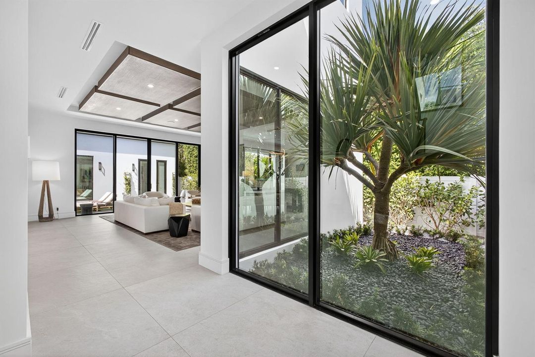 Garden and Living Room