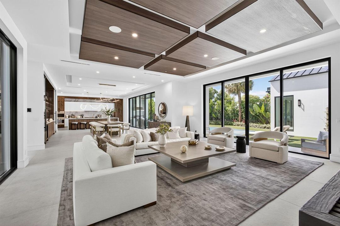 Living room & dining room