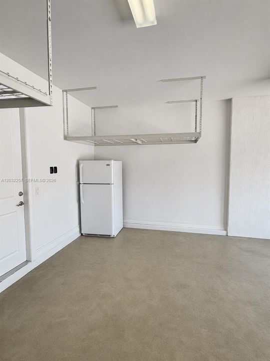 DOUBLE CEILING STORAGE RACKS AND REFRIGERATOR FREEZER