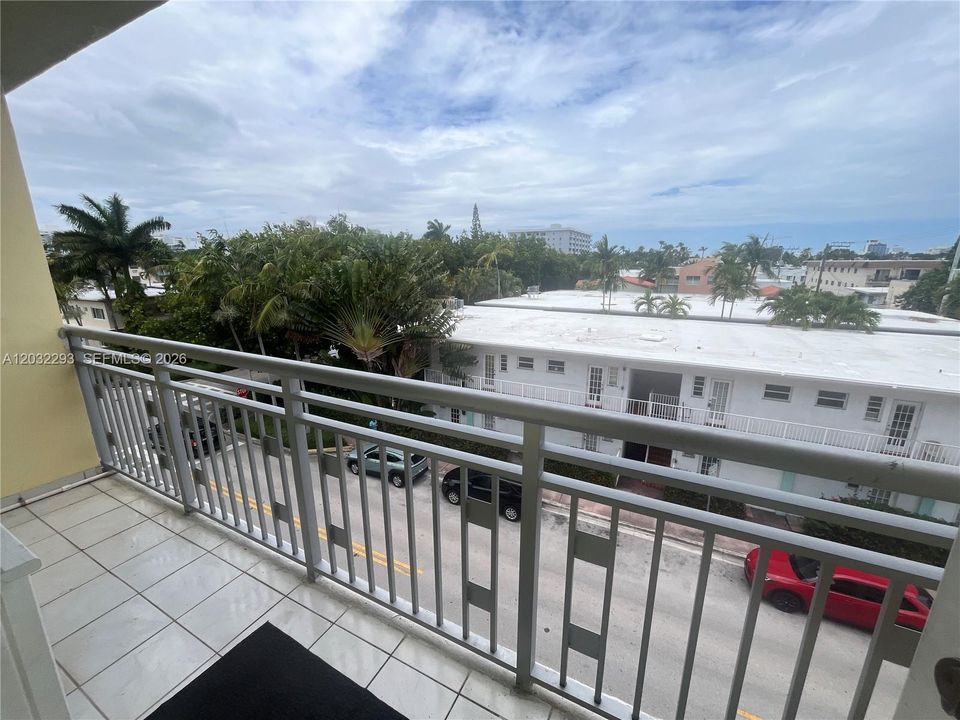 Large balcony