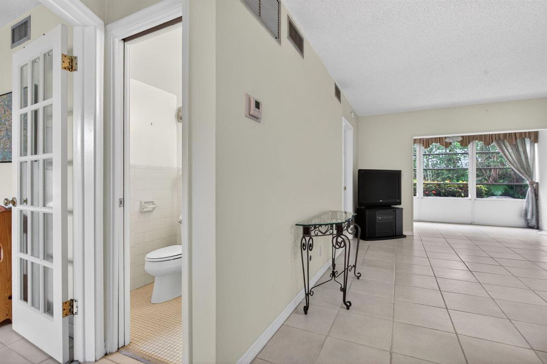 Entrance to living room