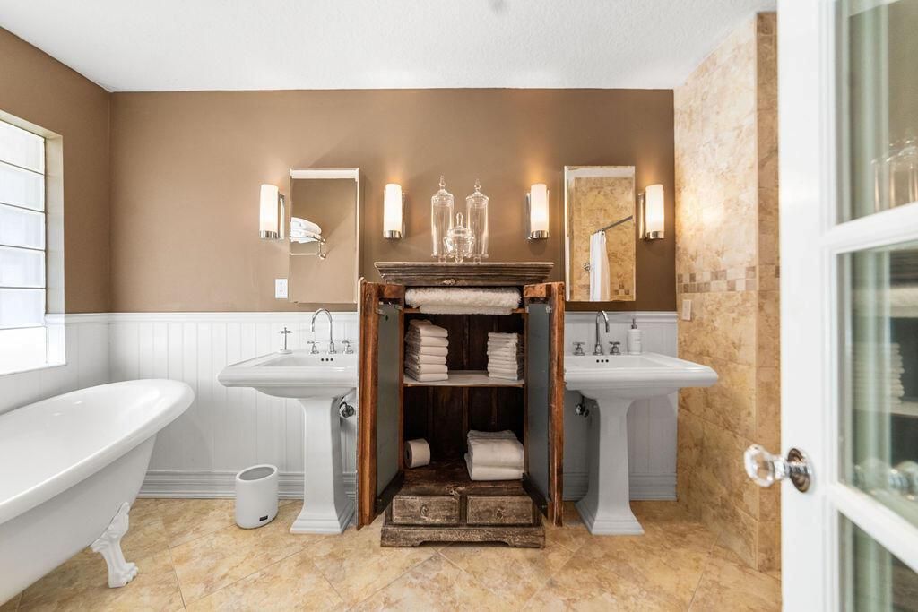 Primary bathroom.