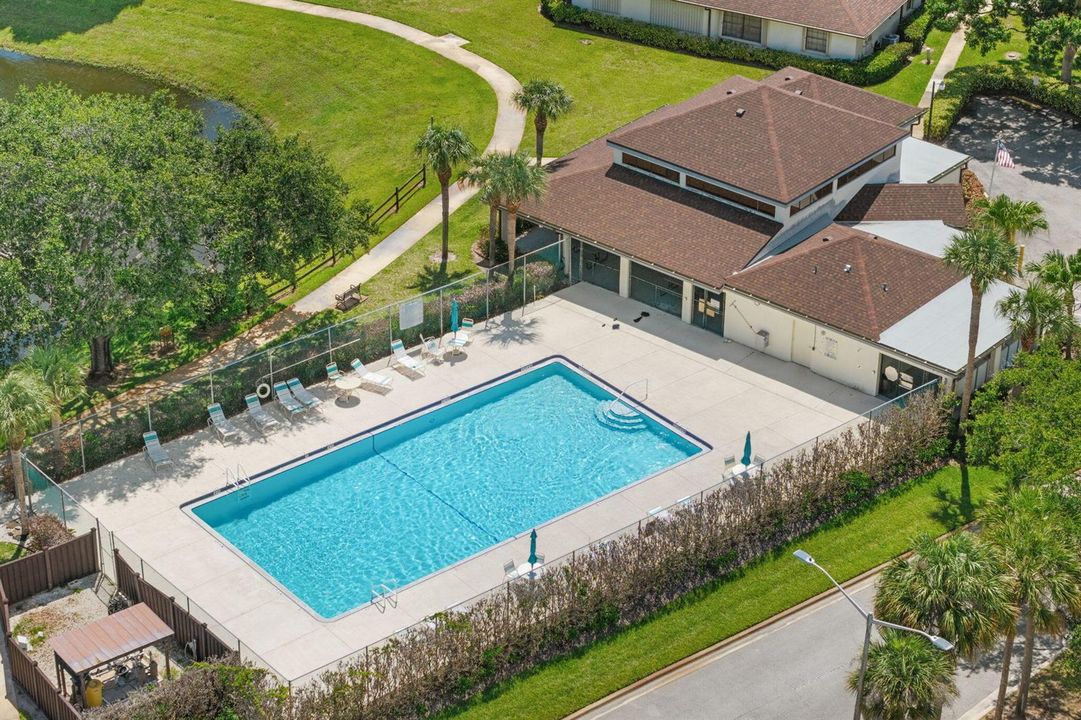 Aerial Clubhouse Pool