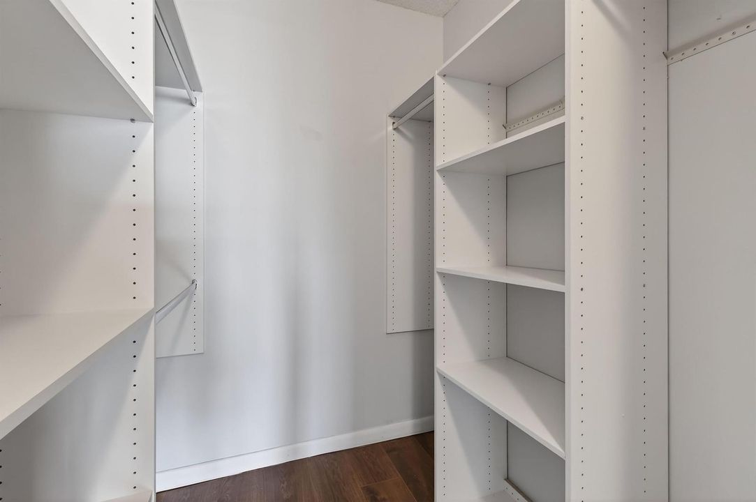 Custom Cabinetry in Closet