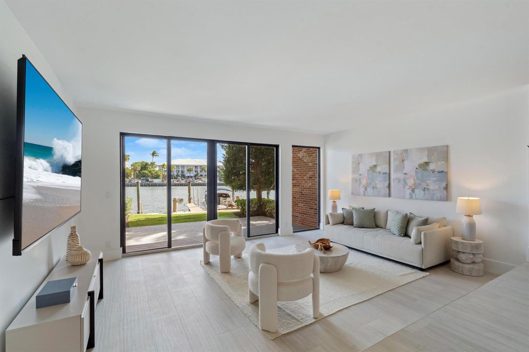 Living Room Overlooking Lake Mayan
