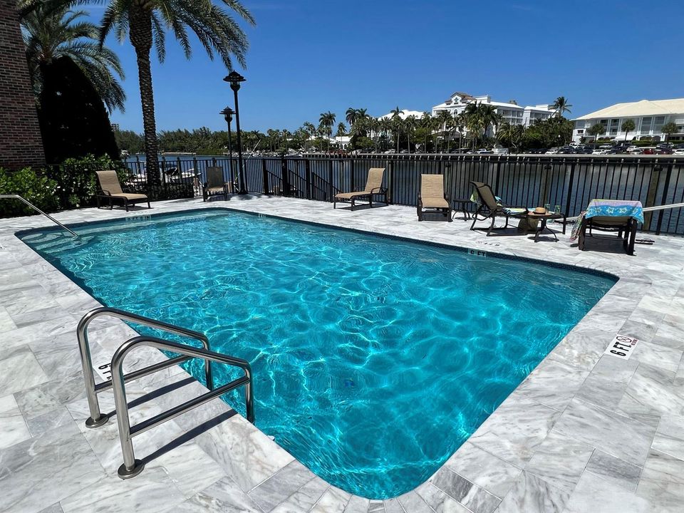 Pool Overlooks Lake Mayan