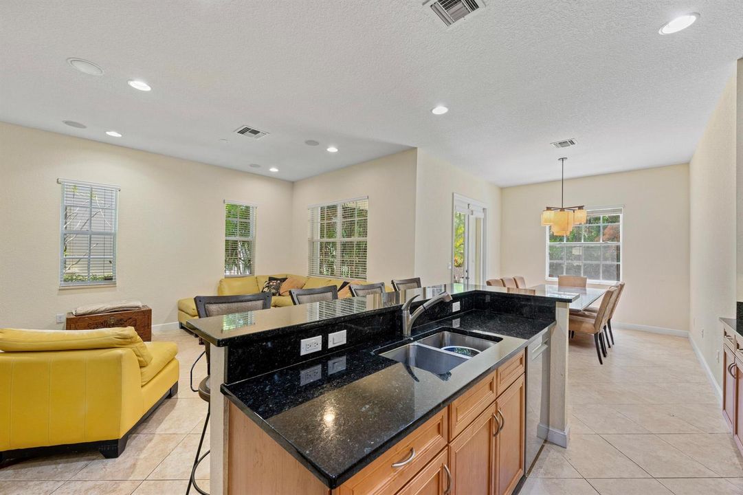 Open Kitchen to Family Room