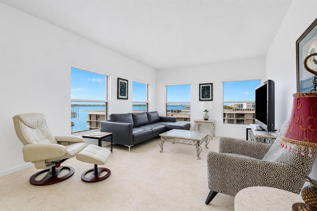 Living Room w/ Intracoastal Views