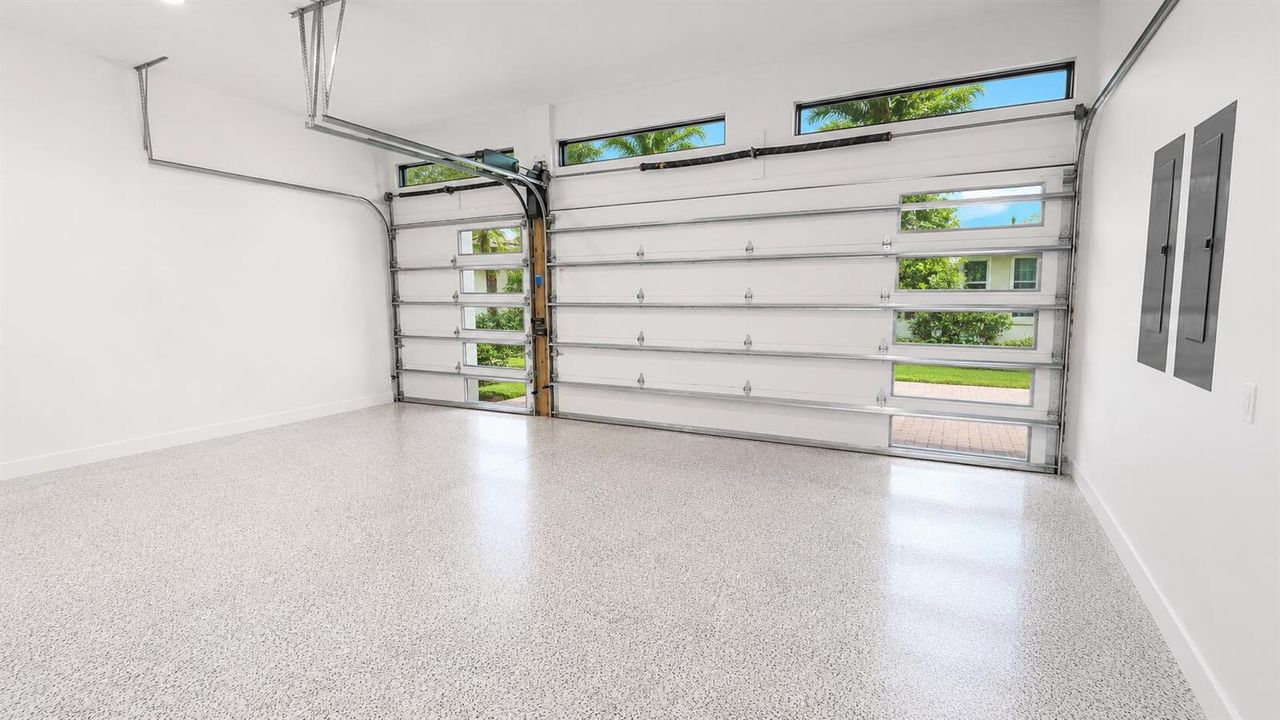 Spacious 3- car garage