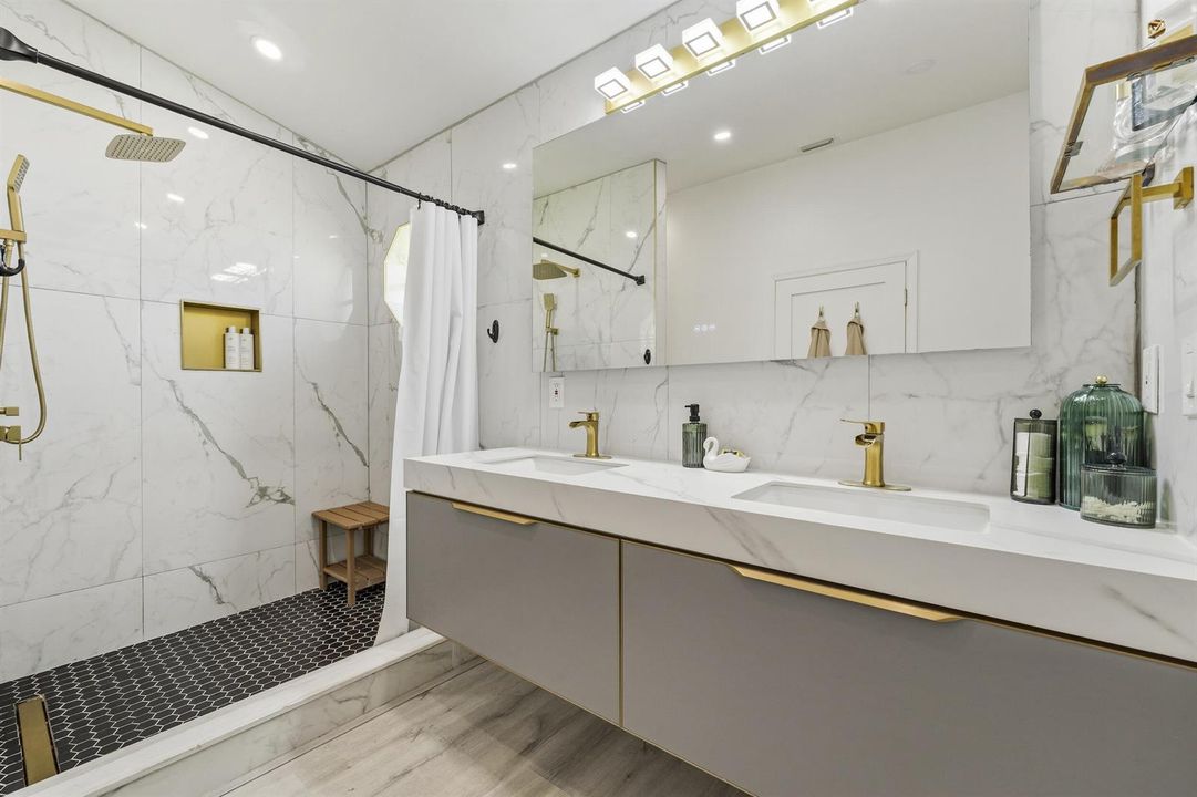 Primary Bathroom with Dual Sinks
