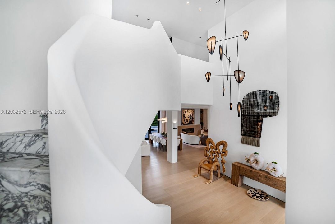 sculptural staircase