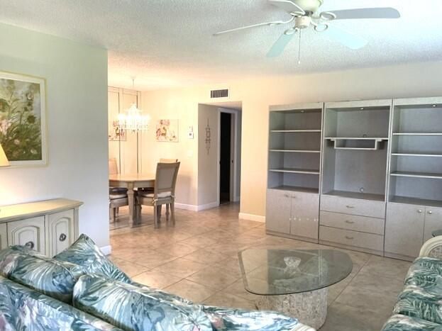 Living and dining room view