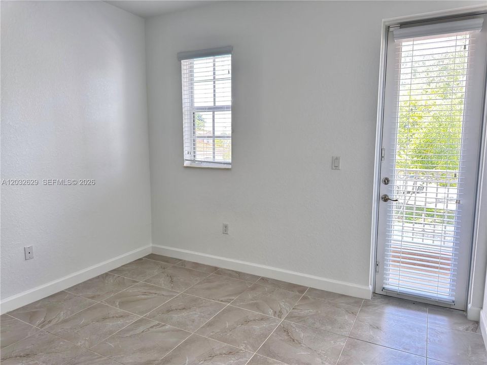 Bedroom 1 with balcony