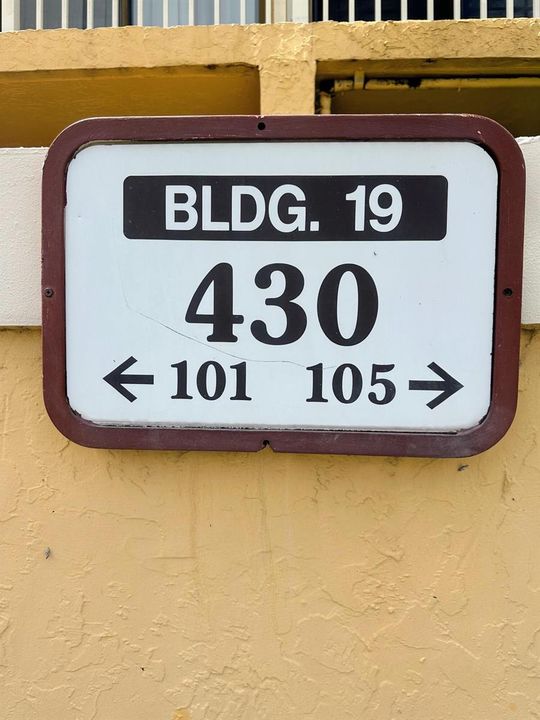 Bldg 19 Sign