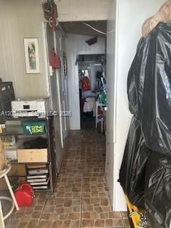Laundry room with bathroom