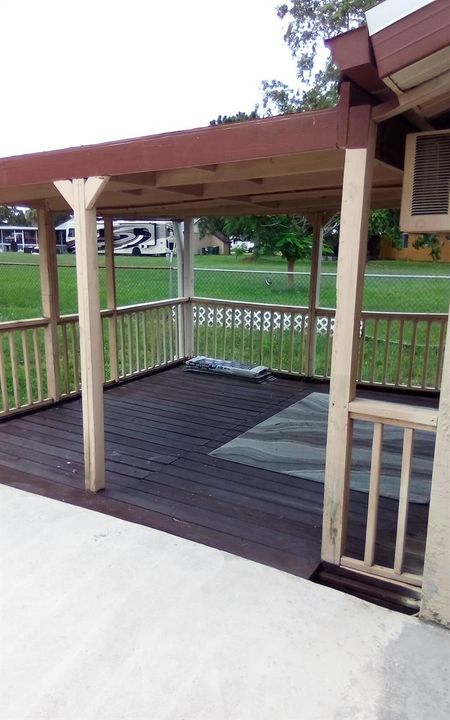 15 covered deck