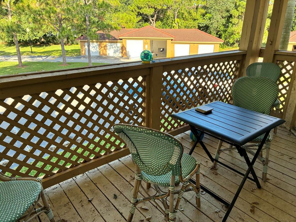 Private balcony