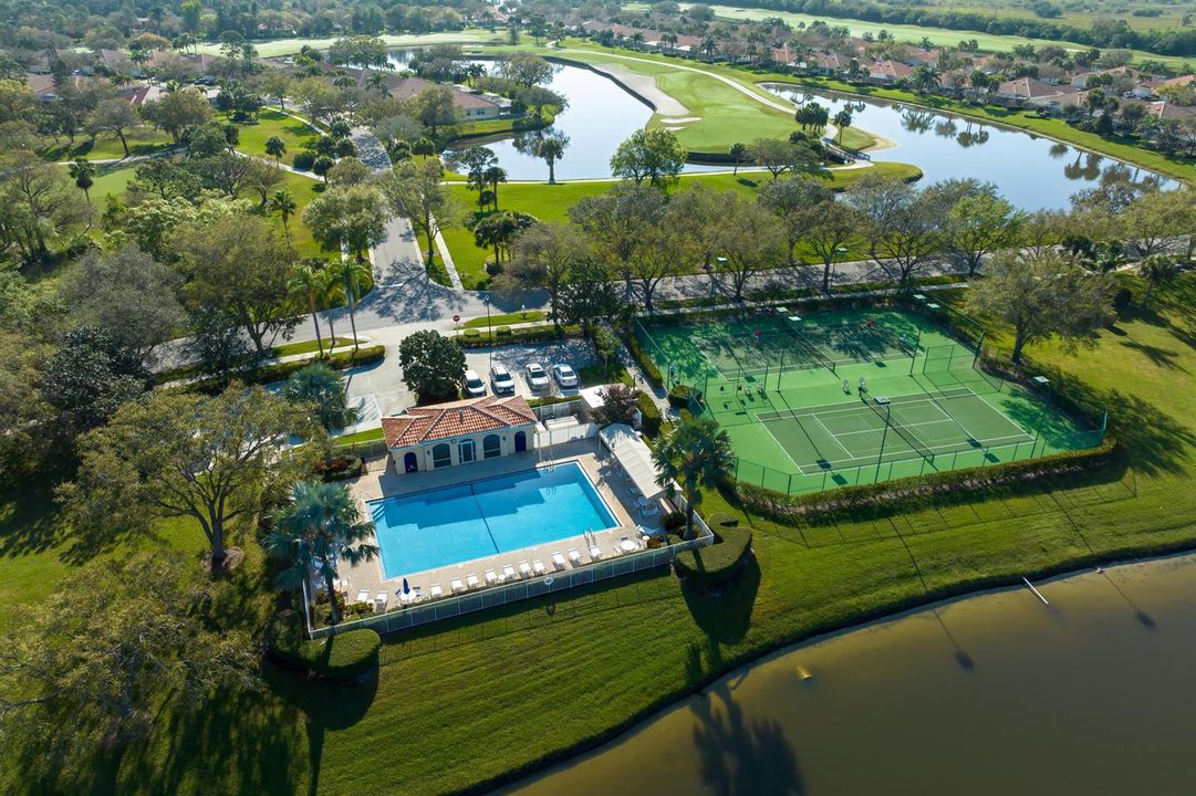 Community pool and Pickleball