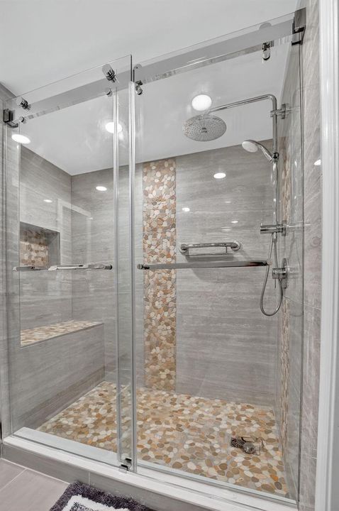 Master shower
