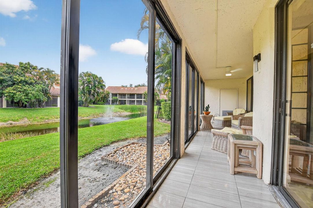 Enclosed patio