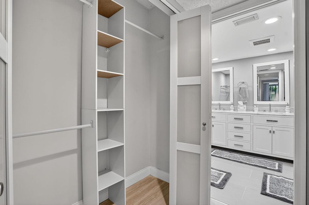 Master closet