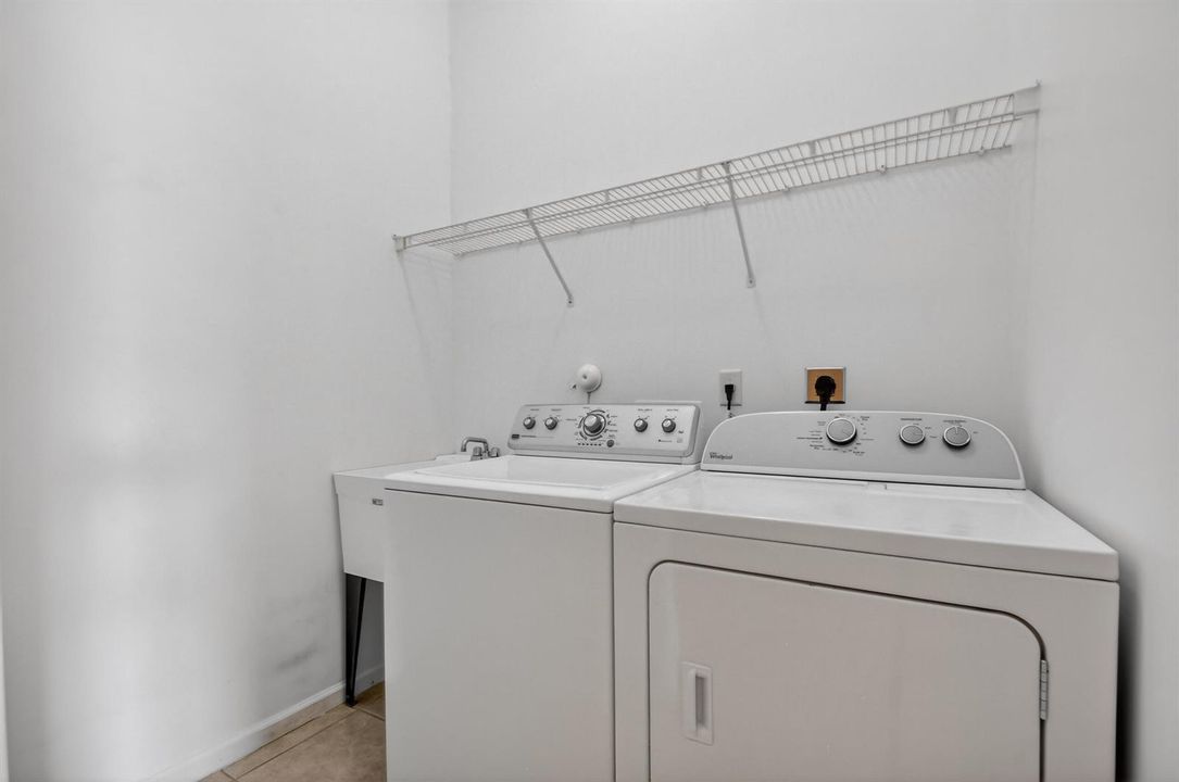 Inside Laundry Room with Sop Sink