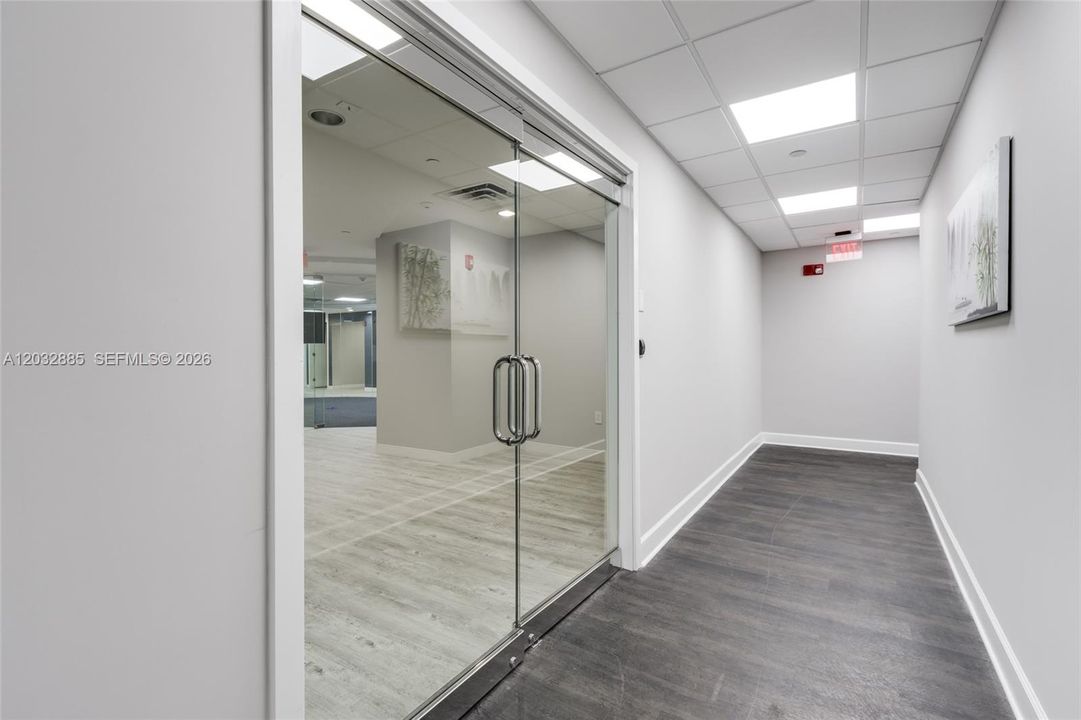 Entry doors to Suite 500