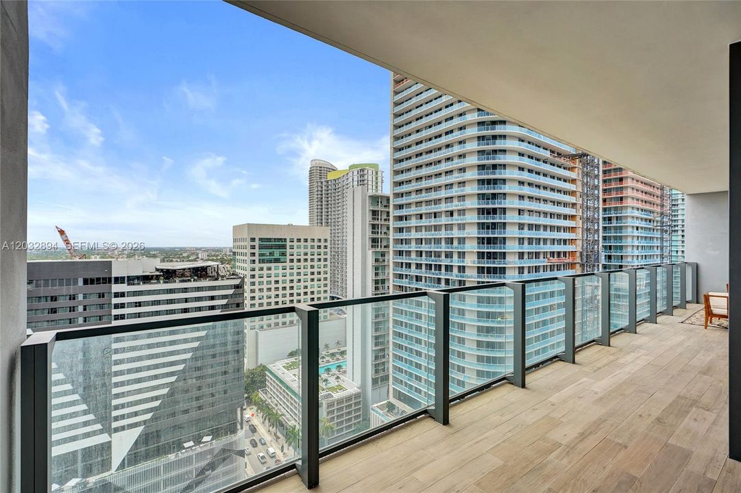 Good sized balcony