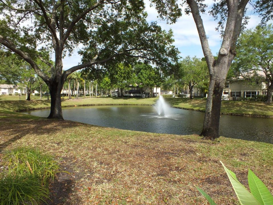 Pond fountain