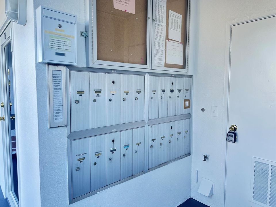 Mailbox and Laundry Room