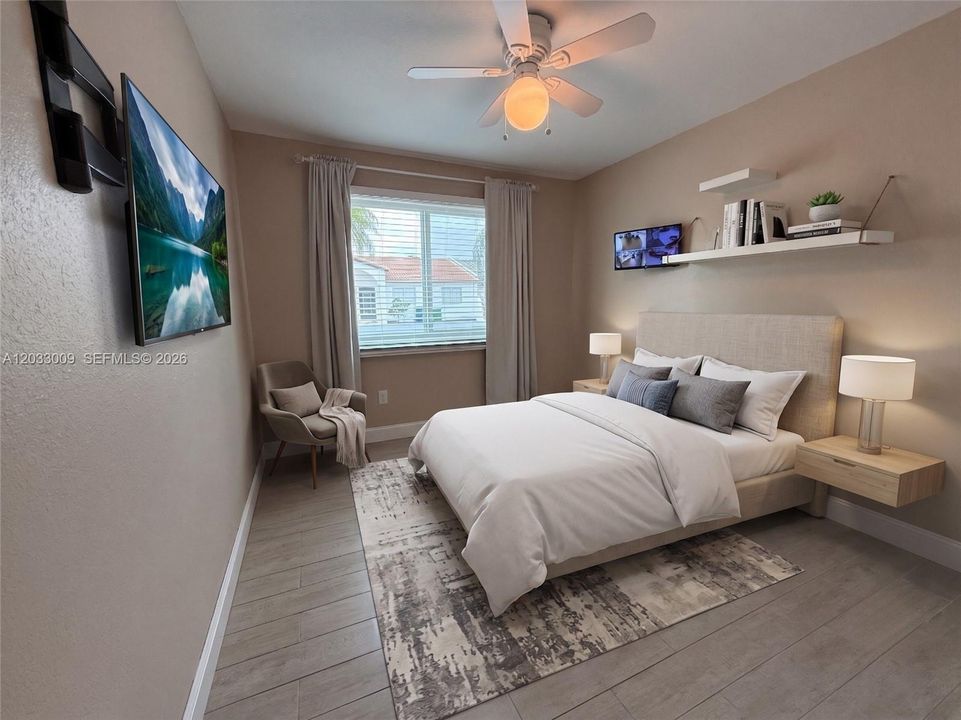 VIRTUAL STAGING- 3rd Bedroom