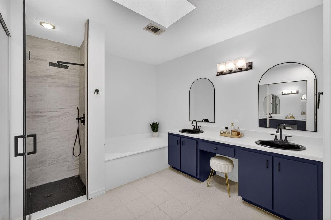Renovated Master Bathroom