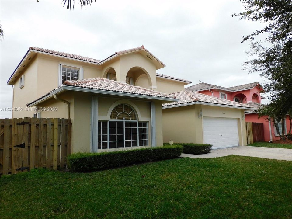 Fully fenced lot.
