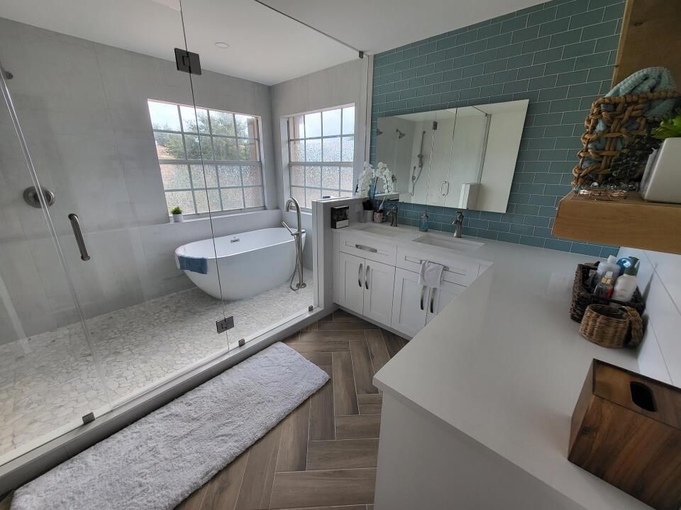 Master bathroom