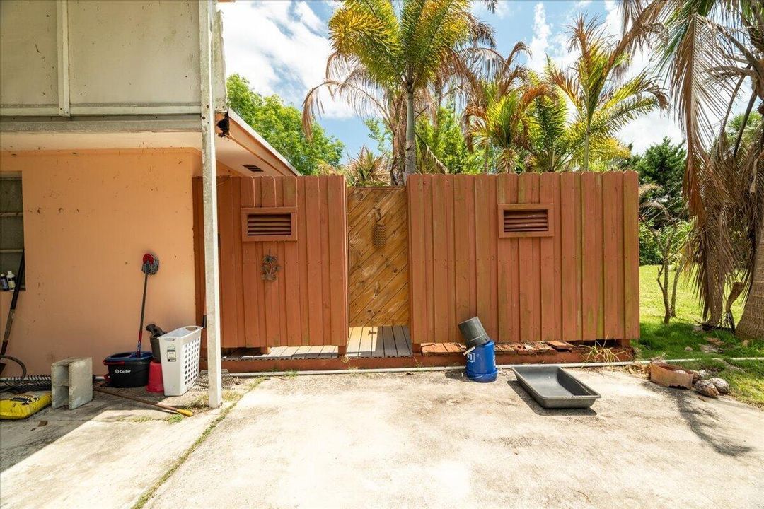 Outdoor shower