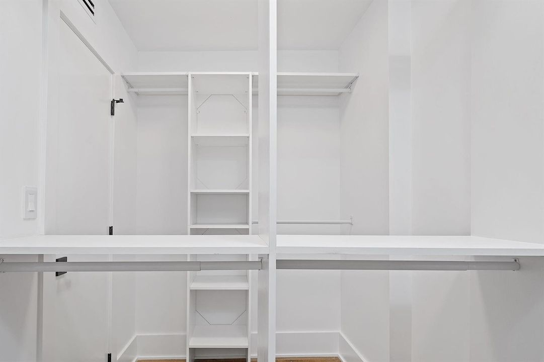 Master Bedroom Walk-In Closets