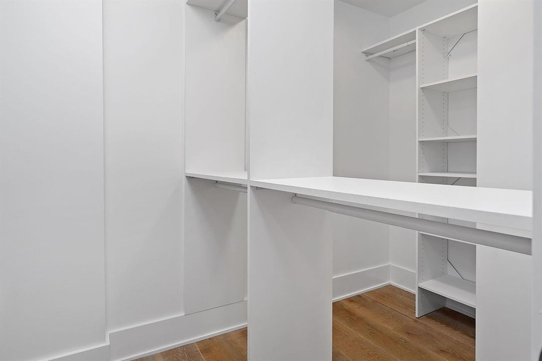 Master Bedroom Walk-In Closets
