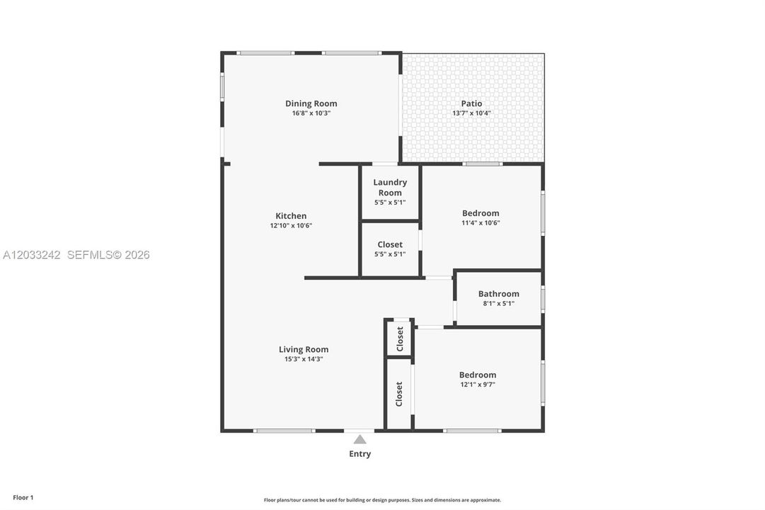 For Rent: $2,500 (2 beds, 1 baths, 1062 Square Feet)