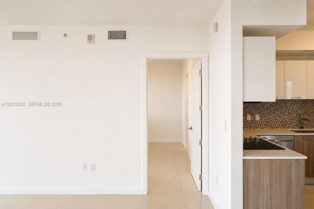 Entrance to secondary bedroom
