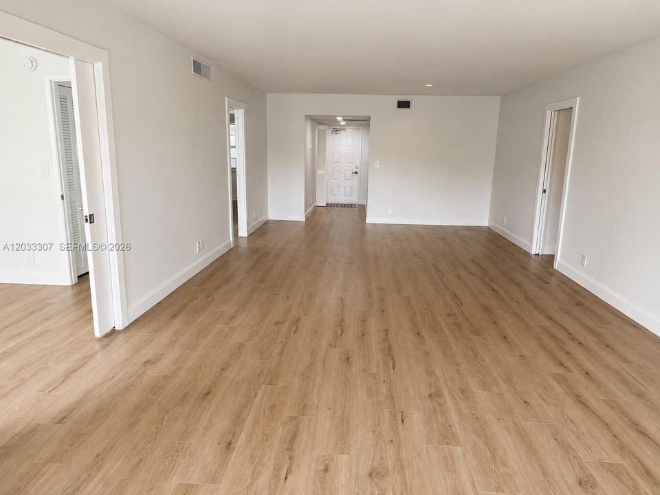 Dining and living room area