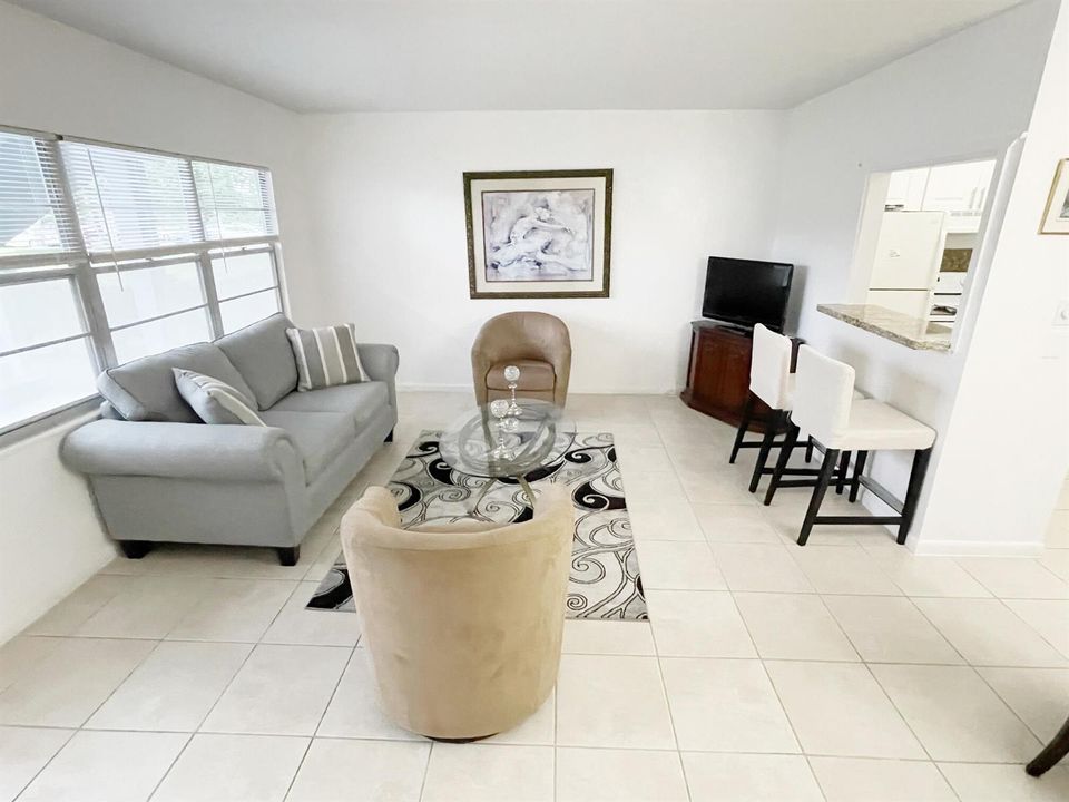 Living Room and Kitchen Bar