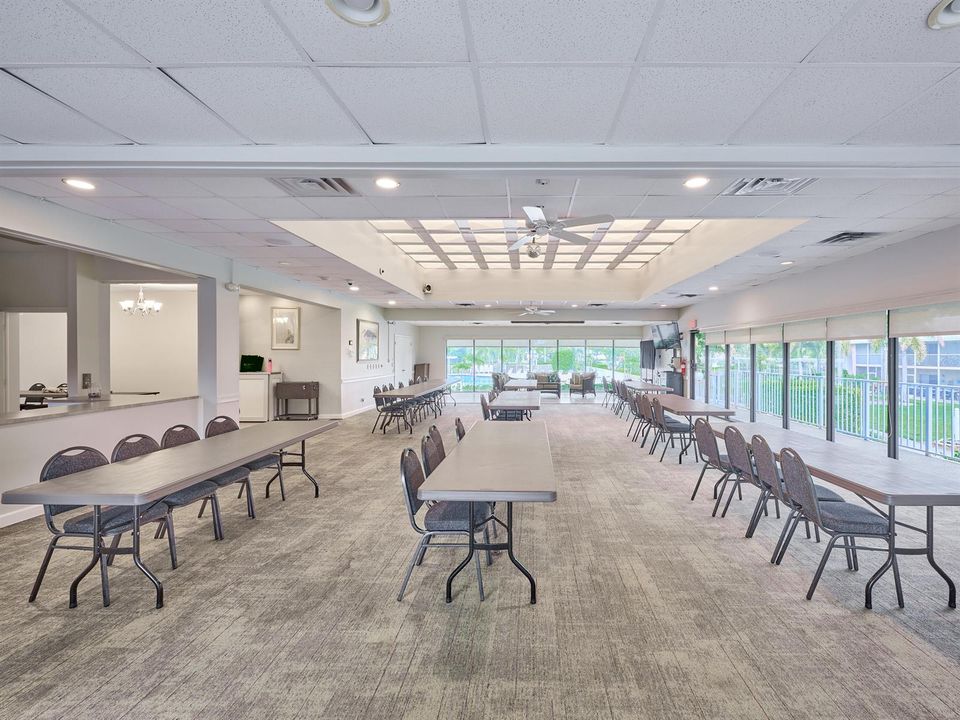 Clubhouse to kitchen