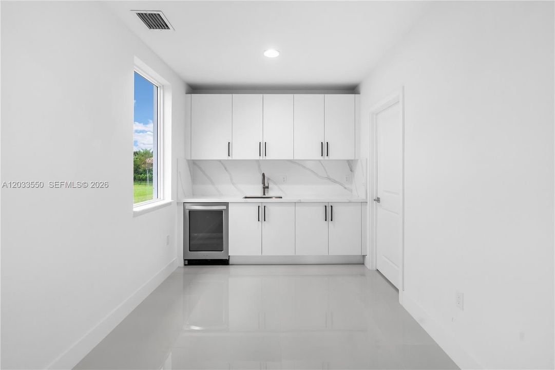 Kitchenette of independent apartment