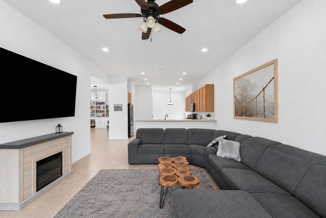 Back of family room towards kitchen
