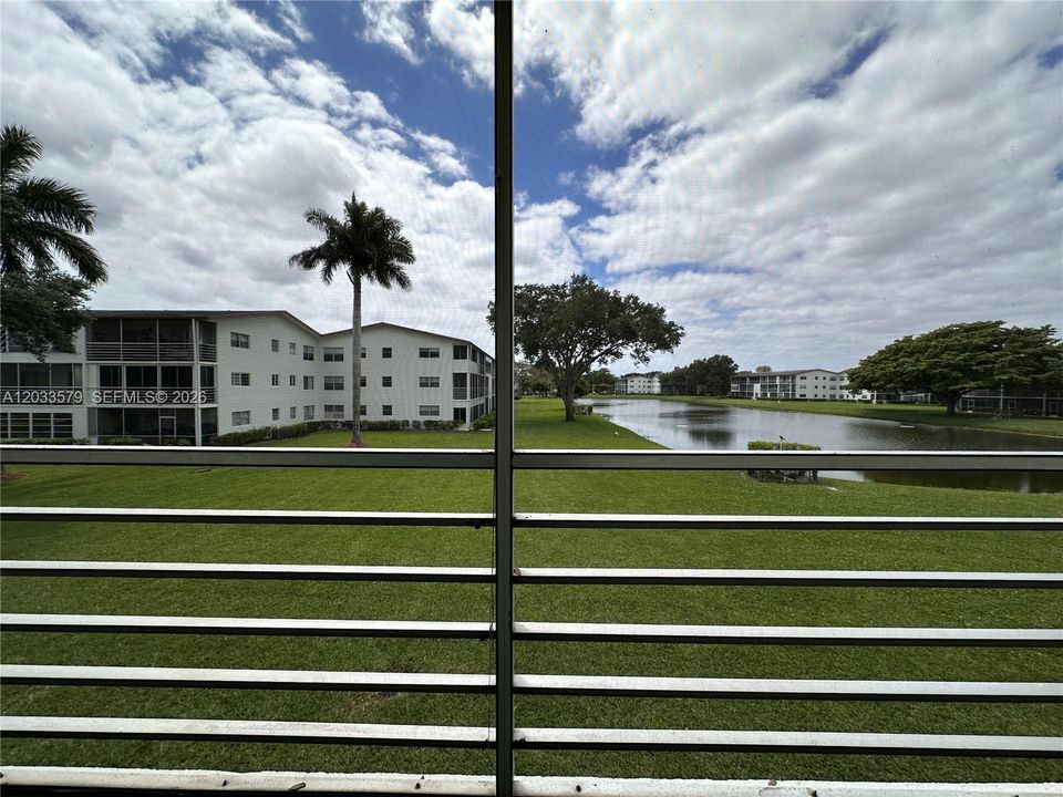 View from the balcony