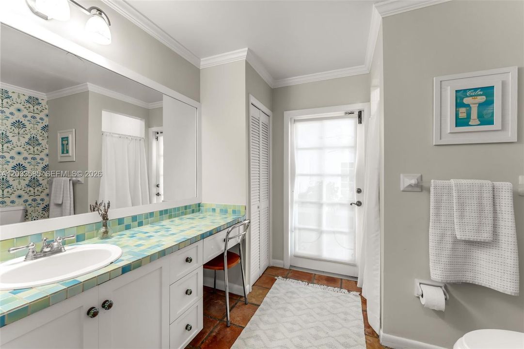 Bathroom #2 serves bedroom #2 and 3